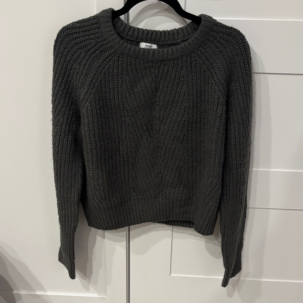 Ardene Charcoal Crew Neck Sweater